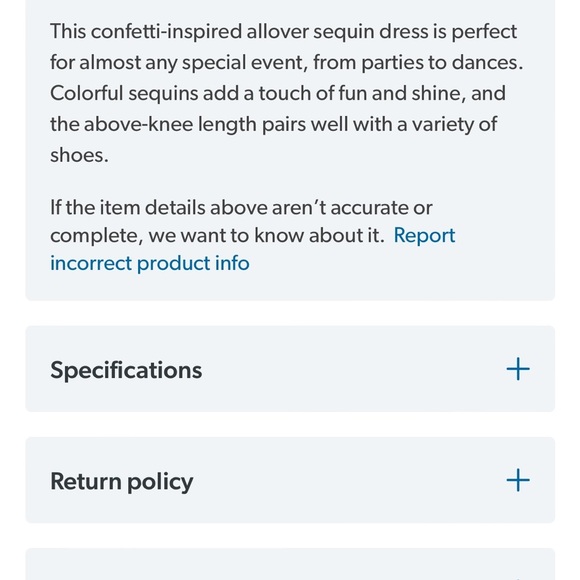 Lavender Girls confetti sequins dress - Picture 5 of 9